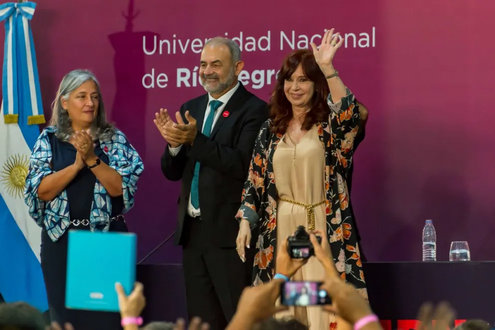 Viedma dejó un mensaje contundente con la visita de Cristina Kirchner