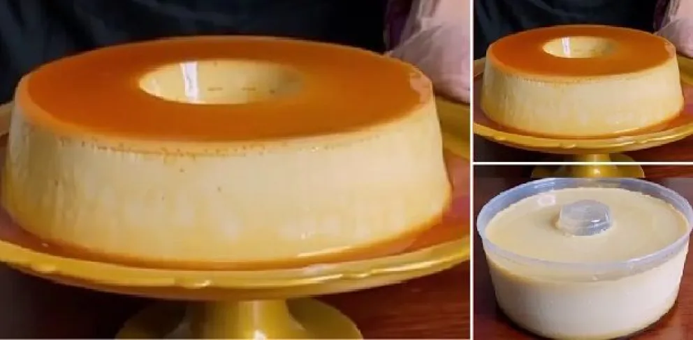 Proba este flan exquisito con sólo 4 ingredientes y sin horno