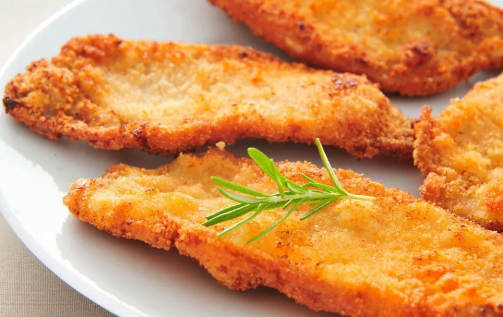 Un almuerzo distinto: milanesas de arroz, zanahoria y champiñones 