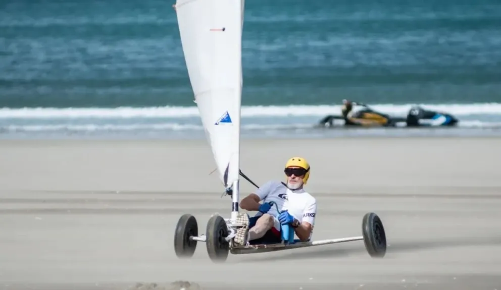  “El Fangio del Carrovelismo”: Roberto Scavo ganó un nuevo Campeonato Austral en Rada Tilly