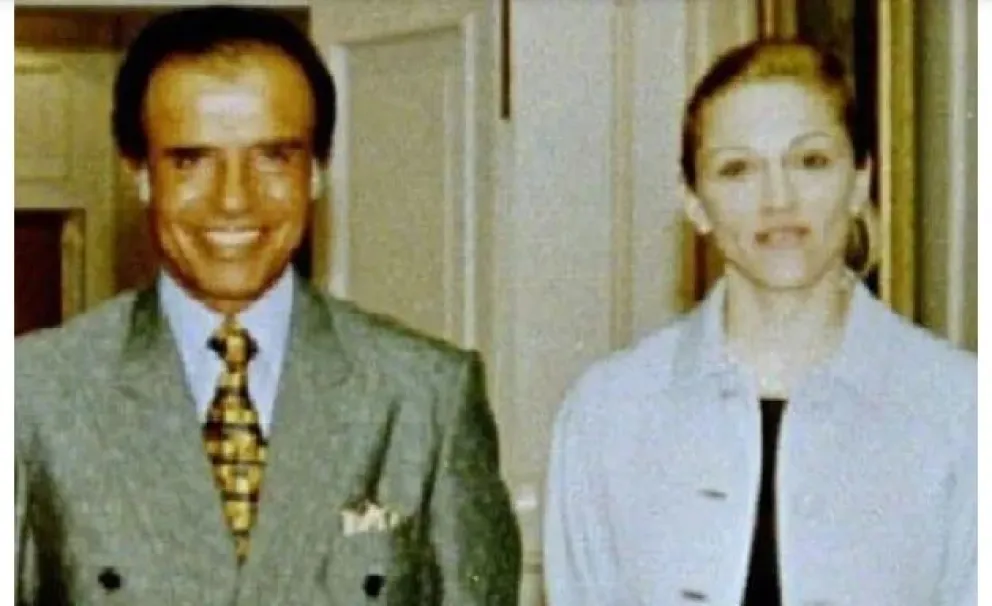 ¡Bomba! Madonna reveló intimidades de su encuentro con Carlos Menem 