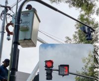 La onda verde de semáforos ya cubre el eje San Martín-Rivadavia en Viedma