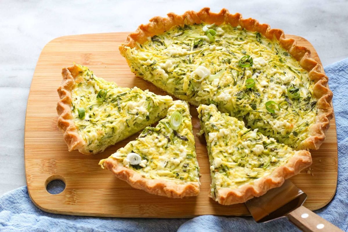 Paso a paso para hacer una tarta de zapallitos y garbanzos, ¡riquísima!