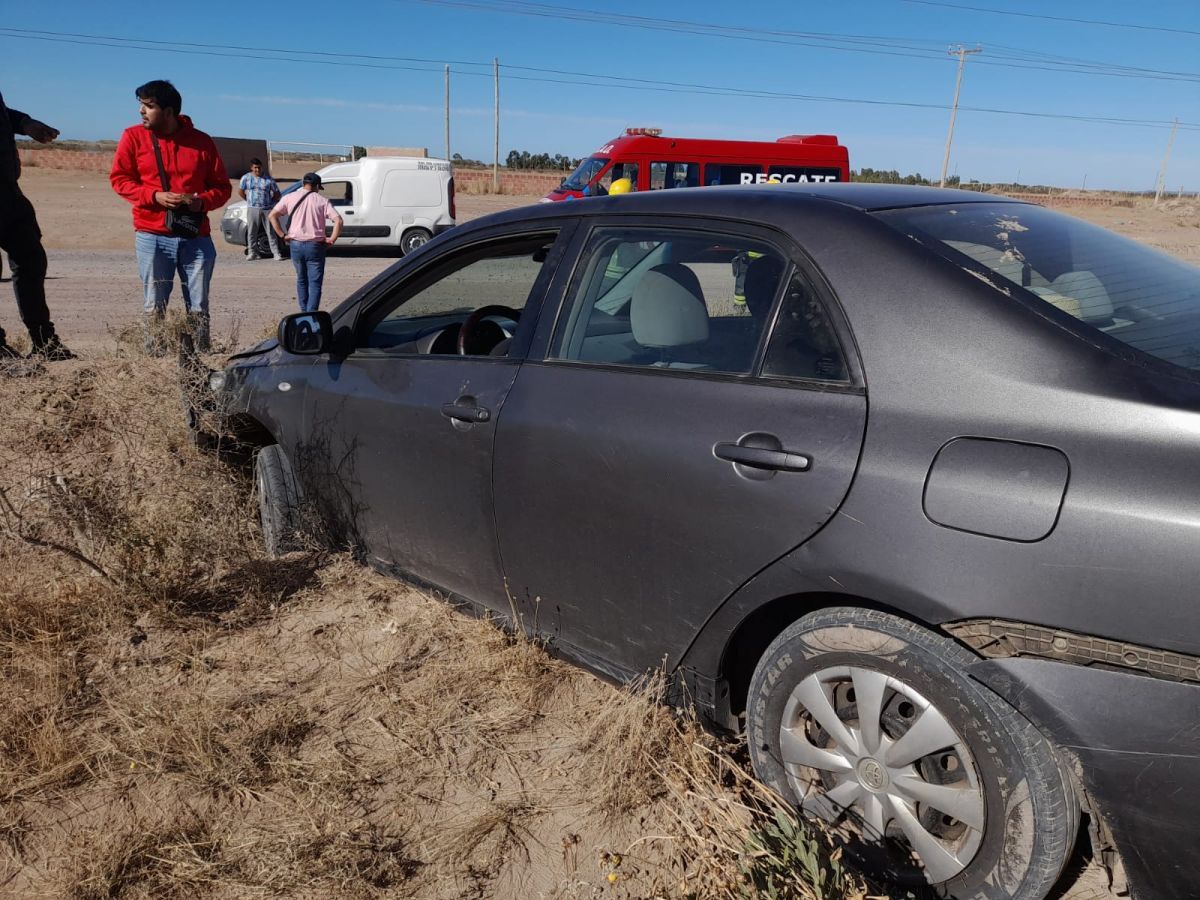 Turistas chilenos sufrieron un vuelco en la zona atlántica