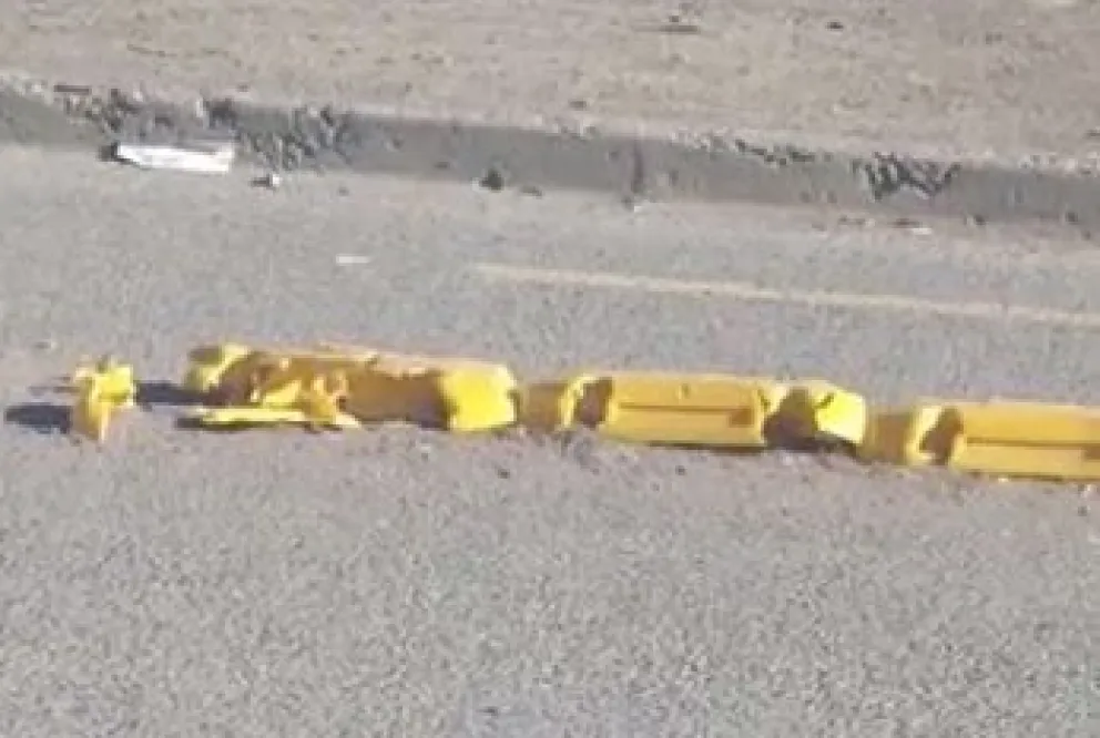Preocupante: otra vez rompieron una ciclovía en Viedma