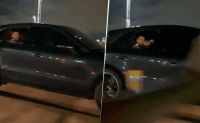 “¡Messi, te amo!”: una hincha se cruzó a Lionel en la autopista y su reacción es viral