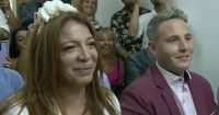 Así fue el espectacular momento en el que Lizy Tagliani se casó: el video