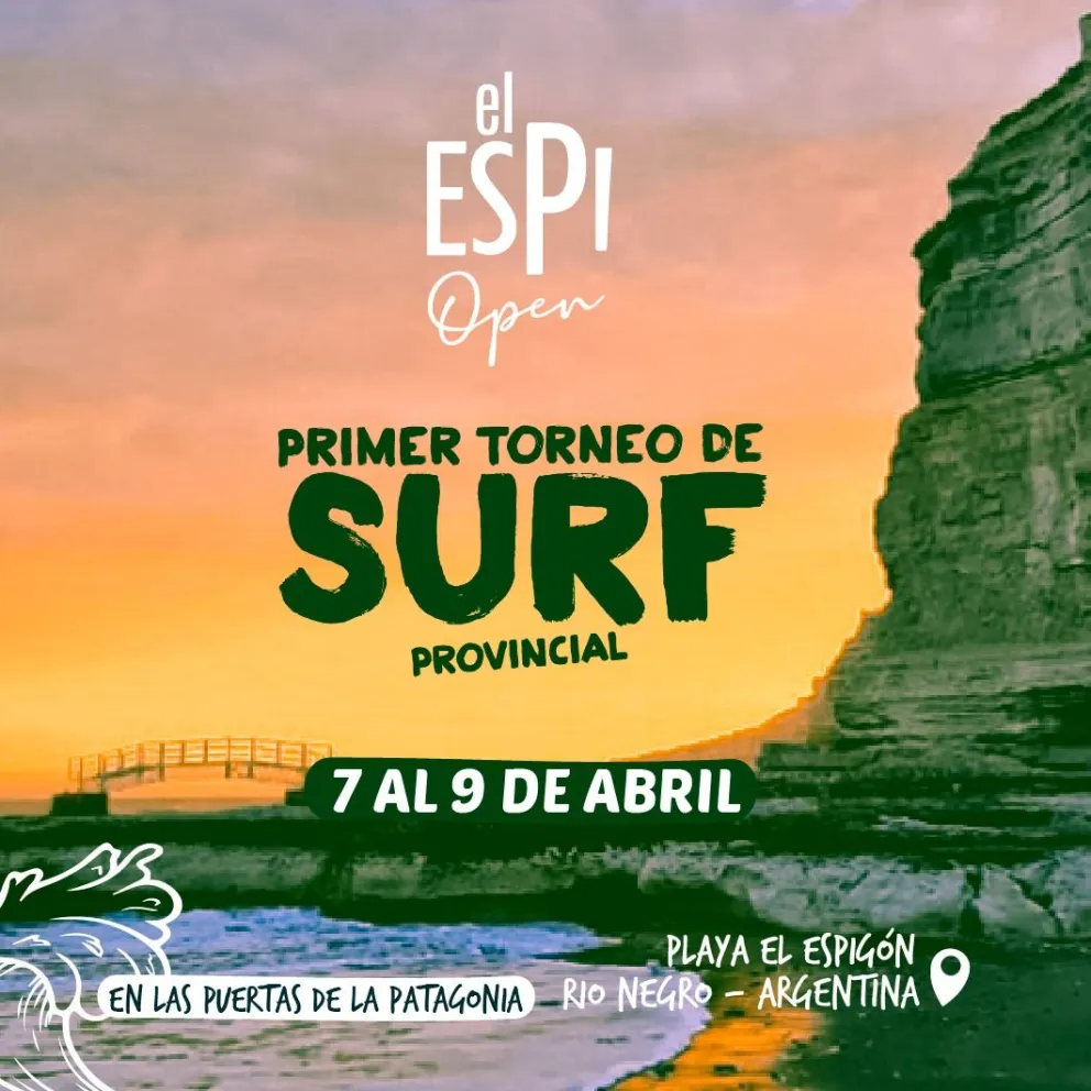 “EspiOpen” Viedma se prepara para el Torneo Provincial de Surf 