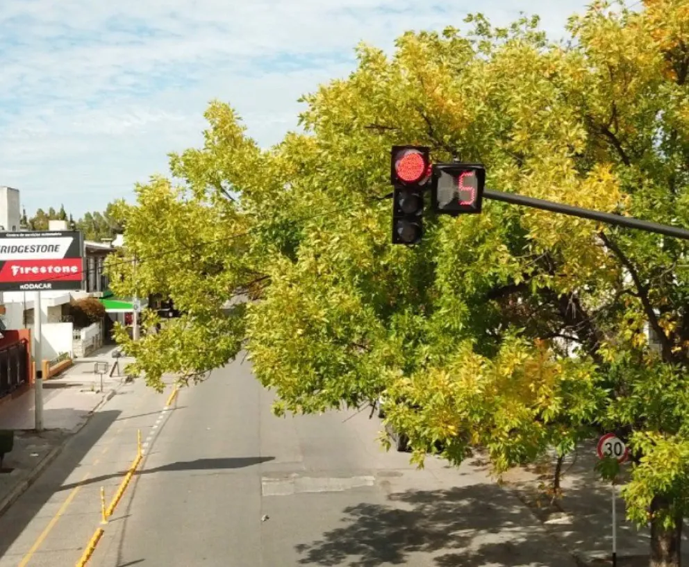 Se activó la onda verde sobre las avenidas San Martín y Rivadavia