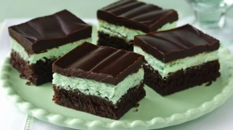 Una opción distinta: brownies de chocolate y menta