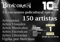 La Bitácora celebra su decenio con más de 150 artistas en el Centro Cultural