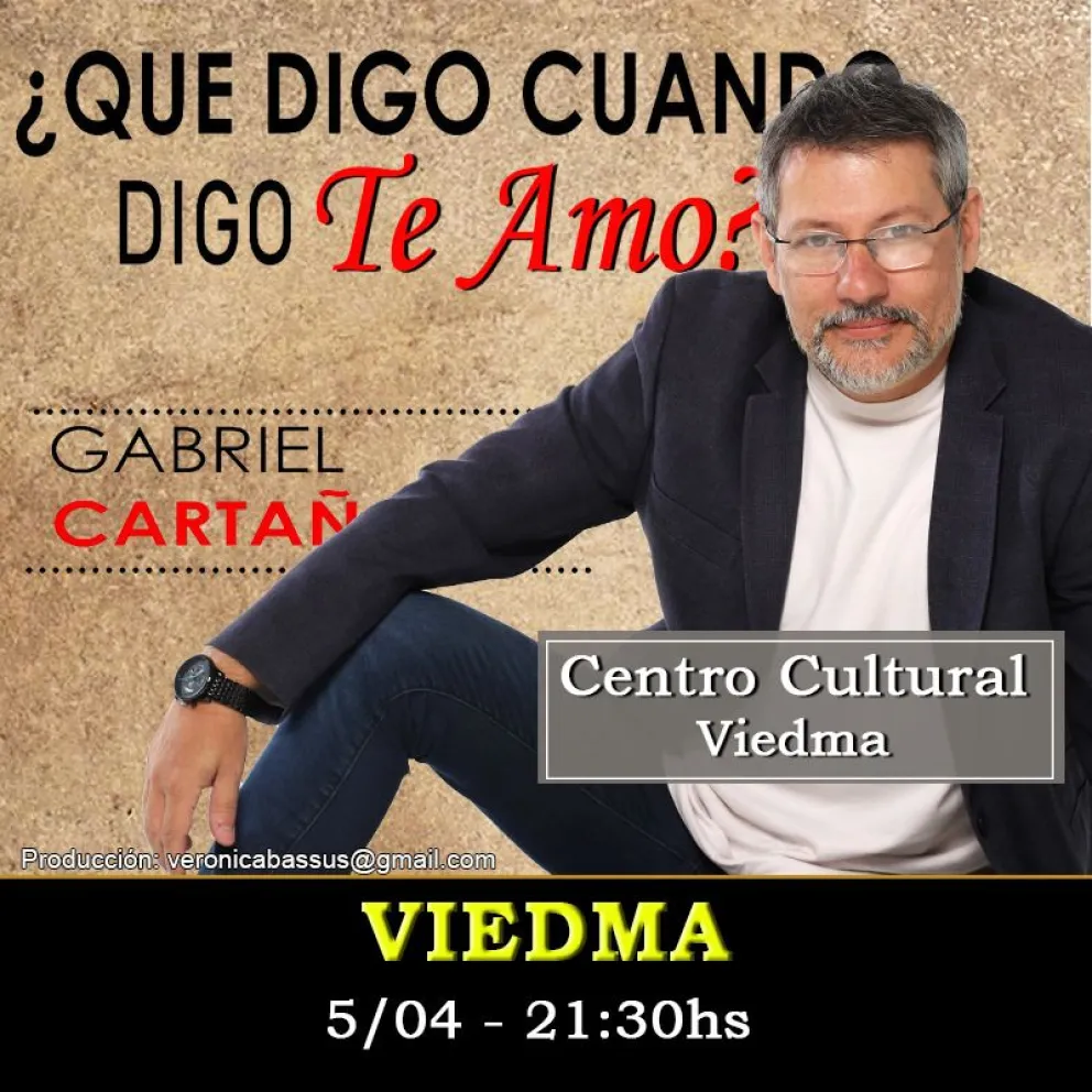 "¿Qué digo cuando digo te amo?' en el Centro Municipal de Cultura"