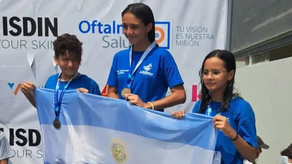 Nadadores rionegrinos cosecharon grandes premios en el Torneo de las Américas