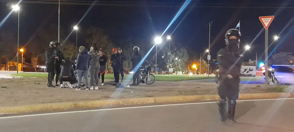 En jueves Santo, algunos no tan santos andaban con droga en la noche viedmense