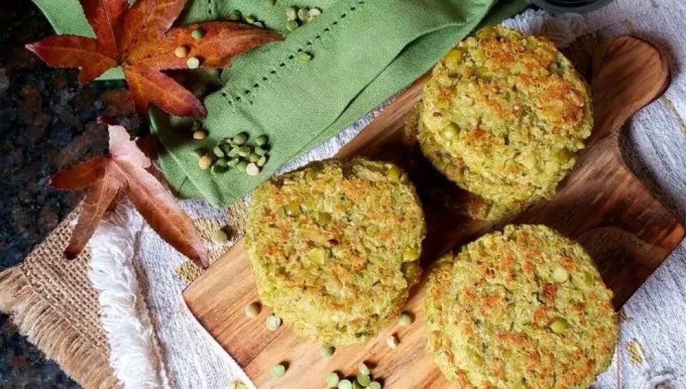 Croquetas de arvejas y avena para preparar en 3 simples pasos