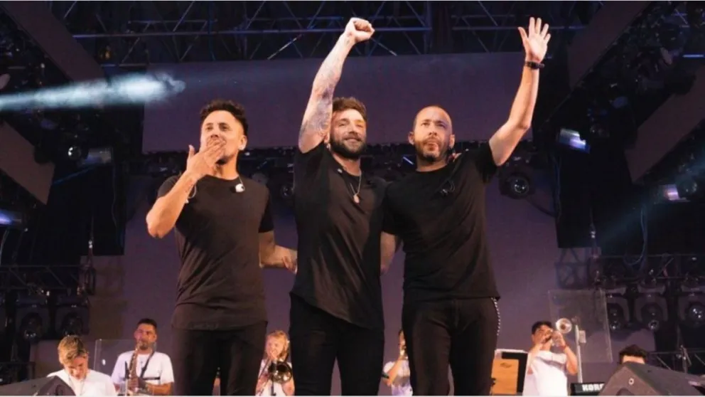 Los tres intérpretes del grupo cordobés. Foto archivo.