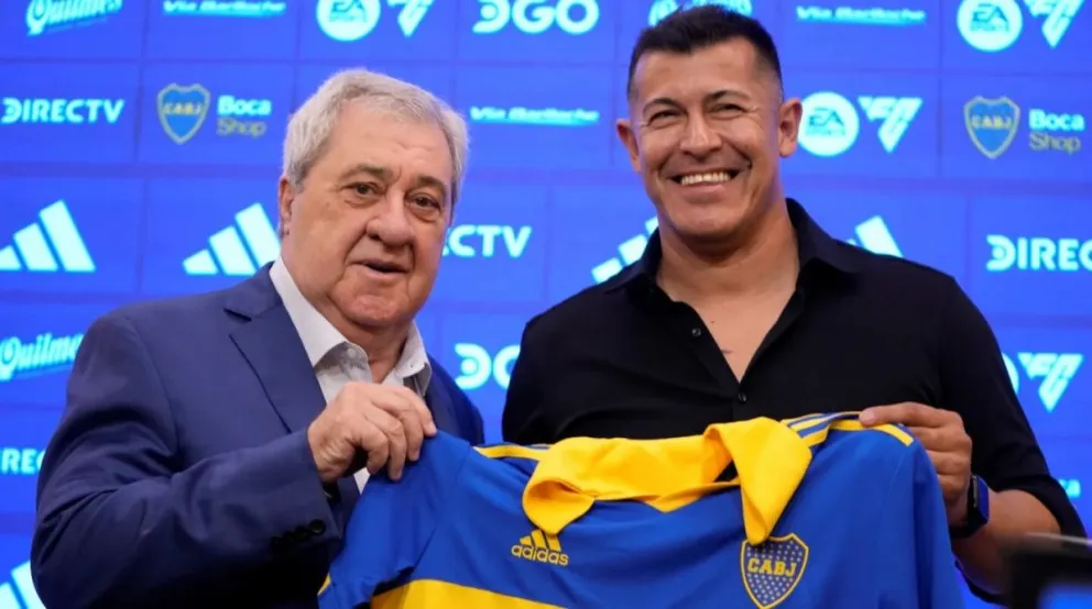 Boca presentó a Jorge Almirón como su nuevo director técnico 