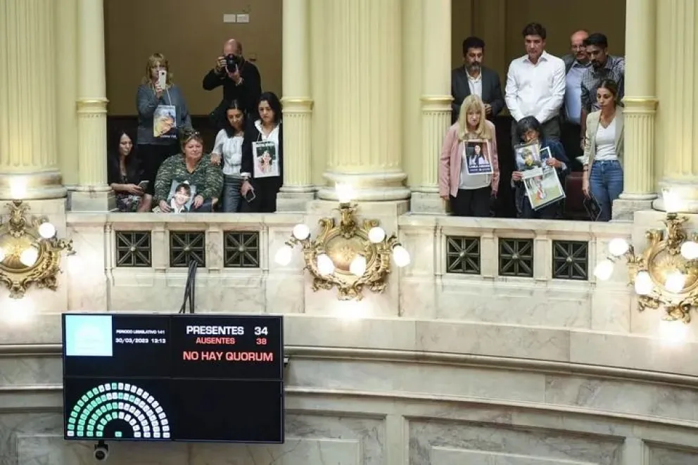 Luego de no dar quórum en el Senado, el jueves se podrá sancionar la Ley Lucio