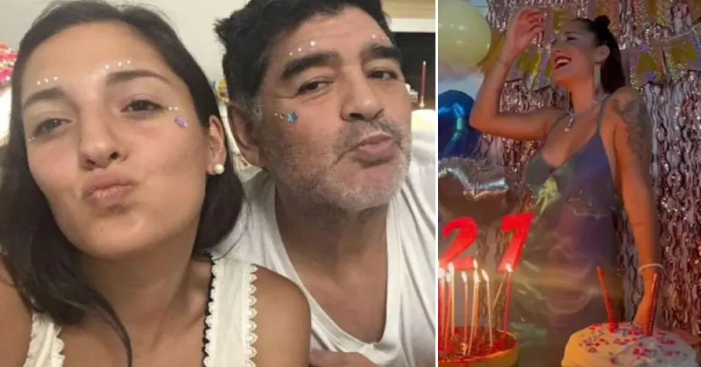 Jana Maradona cumplió 27 años y mostró las fotos de su terrible fiesta