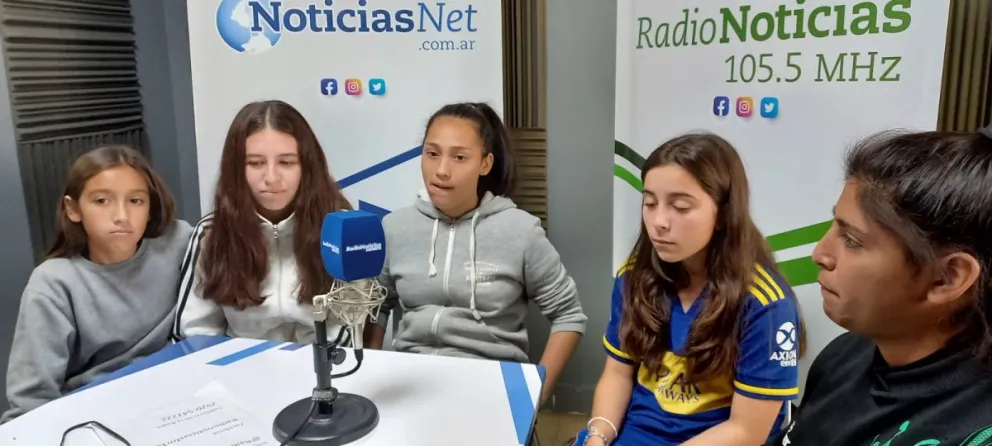 Bianca, Ema, Kyara y Lara: las representantes de AEC en el Mundialito 2023