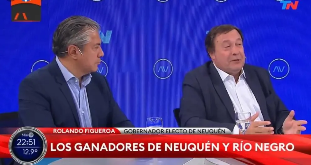El mensaje antigrieta de Weretilneck y Rolo Figueroa
