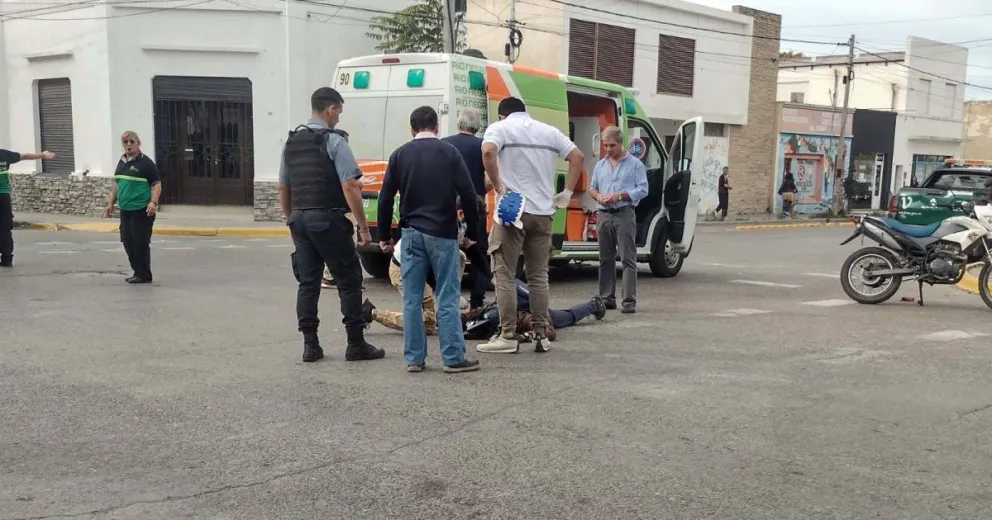 Viedma: Embistió a un motociclista y se dio a la fuga