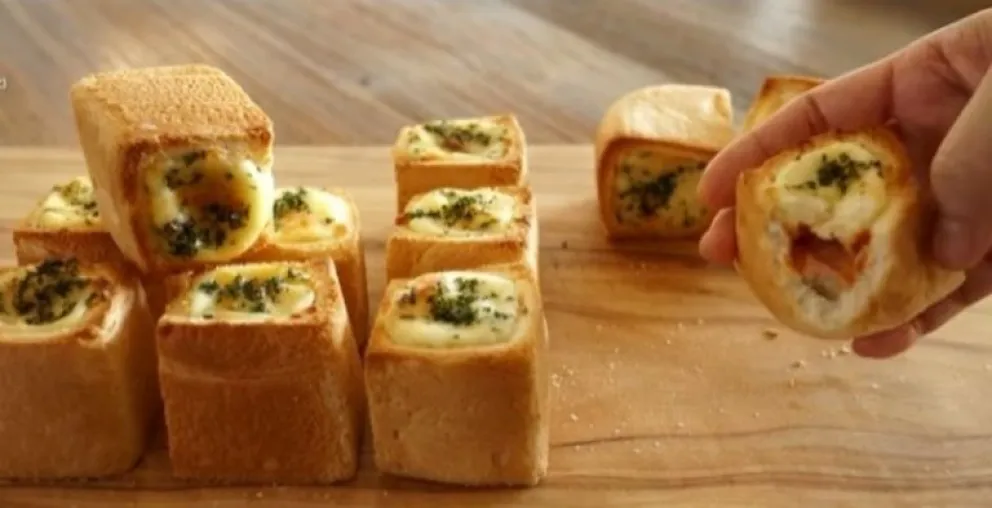 Ricos y originales: pizza en cubos en sólo 10 minutos