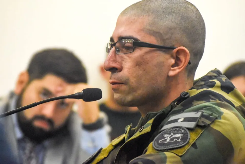 Quiriban, el agente a quien se le murió al lado Mandagaray, contra los instructores: “Ninguno se tiró a sacarnos”