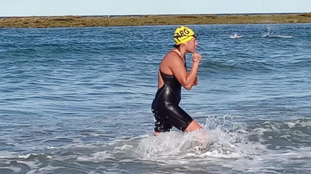 Iara Arias se quedó con el primer lugar en la segunda fecha del Campeonato Argentino de Natación de Aguas Frías