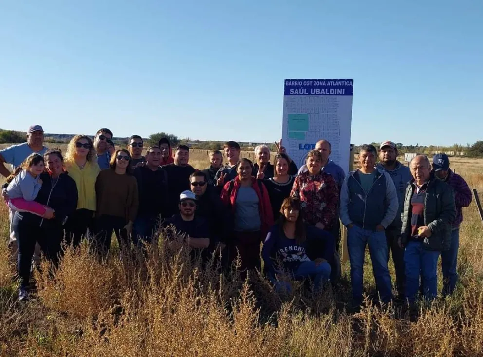 CGT Zona Atlántica presentó su proyecto de loteo social en Río Colorado 
