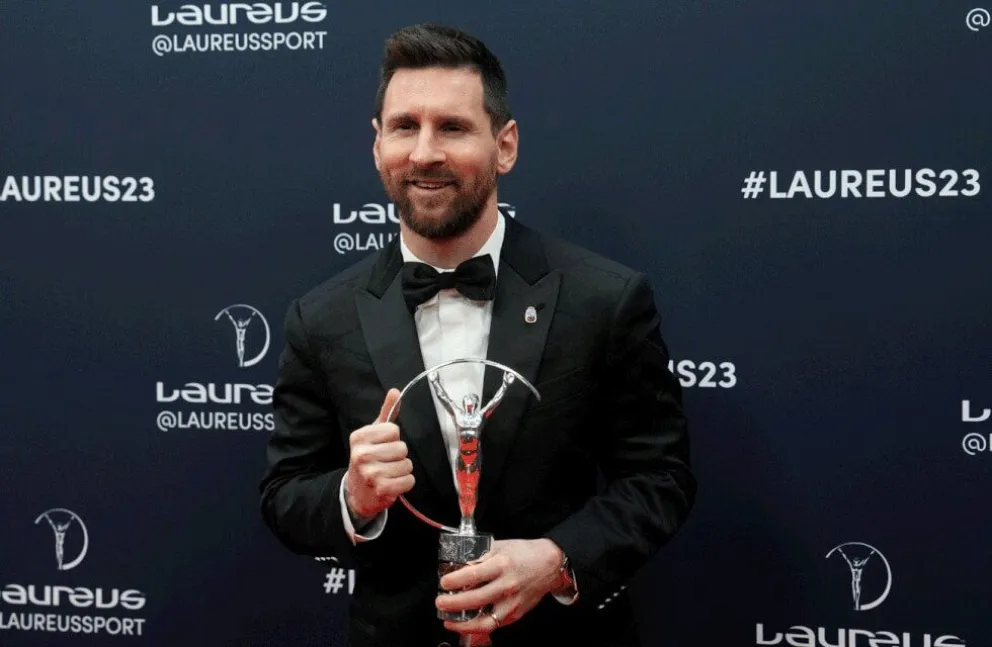 Lionel Messi fue elegido el deportista del año en los Premios Laureus