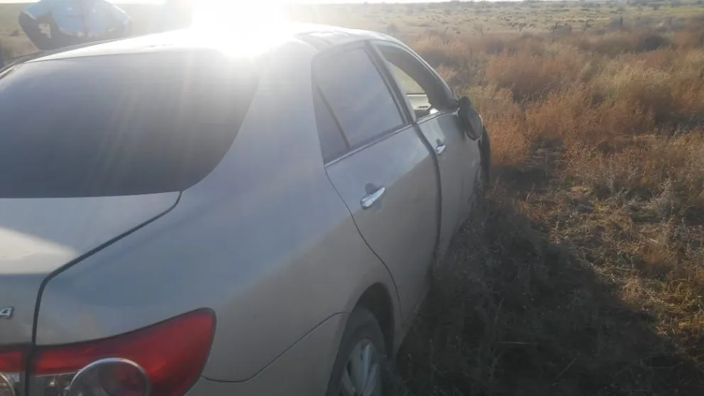Quiso esquivar un peludo, perdió el control del auto y volcó en ruta nacional 3