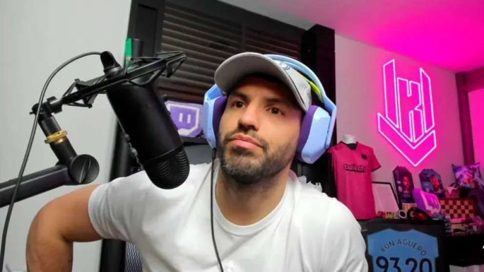 El Kun Agüero dejará de hacer streaming: por qué tomó la decisión