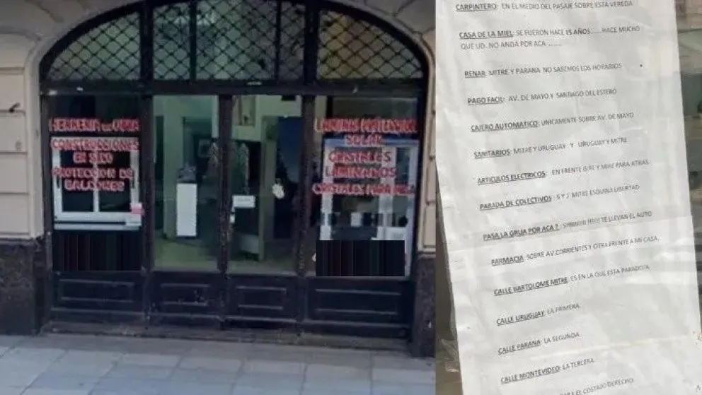 “No me joda más”: el cartel de un comerciante cansado de las preguntas de transeúntes