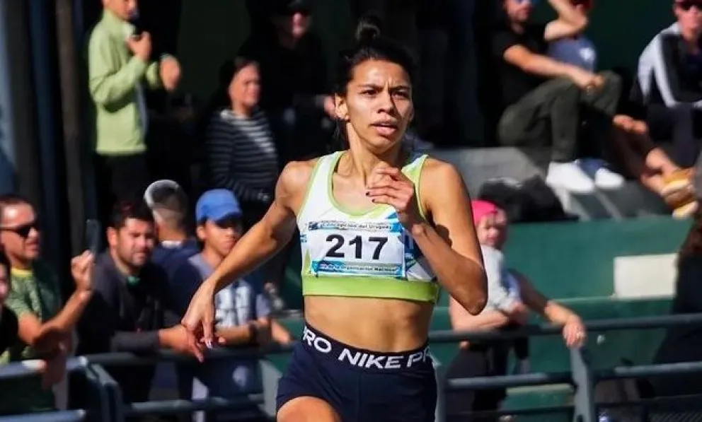 Martina Escudero volvió a colgarse el oro en el Campeonato Nacional de atletismo
