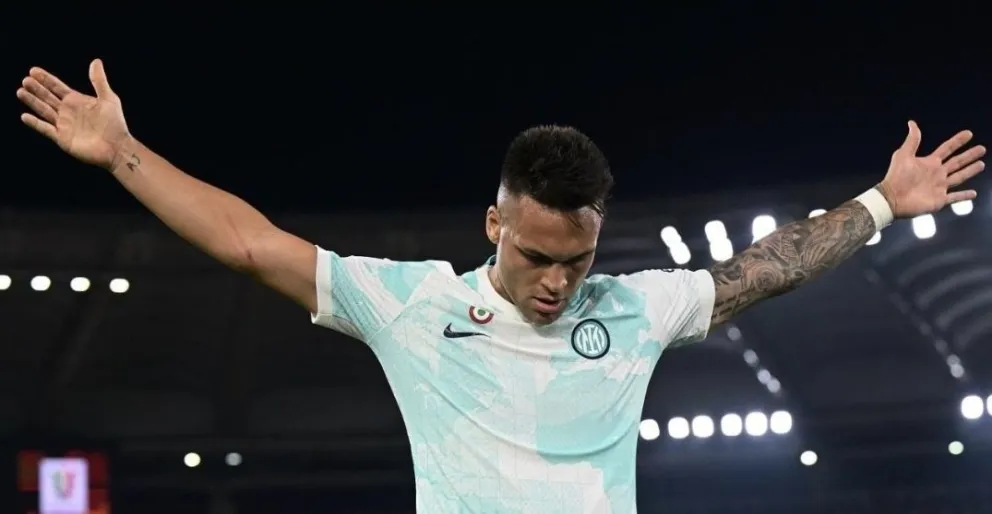 Doblete de Lautaro para un nuevo título de Inter en la Coppa Italia