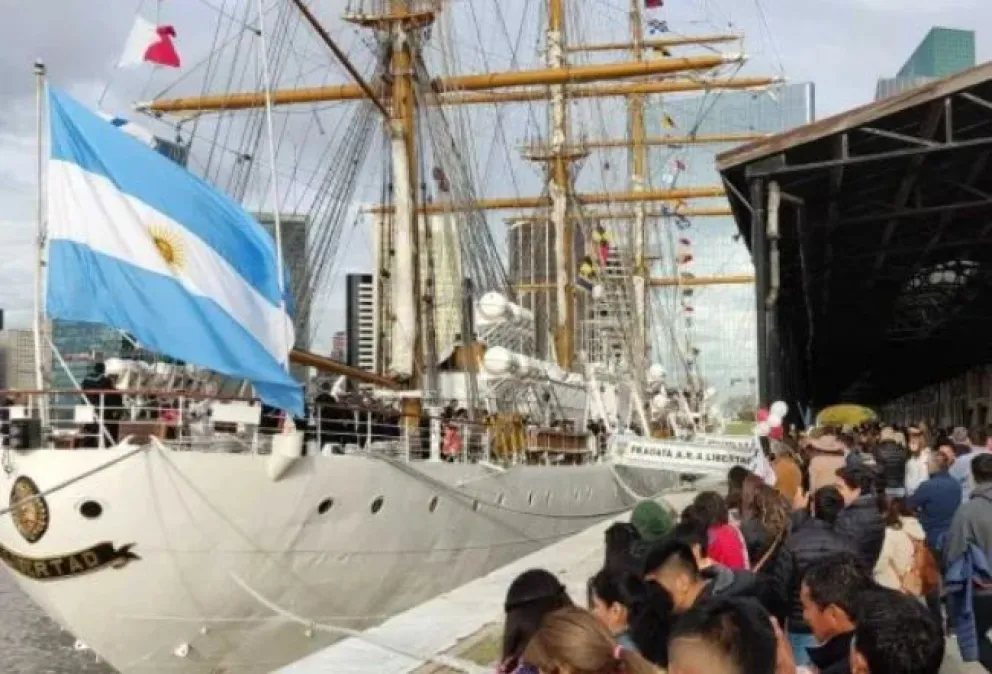 El sábado zarpará la Fragata Libertad: cuáles son los 10 países que visitará