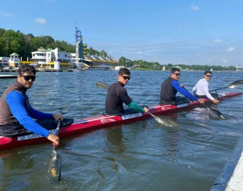 Segunda ubicación en la Final B para el K4 en el Mundial de Polonia
