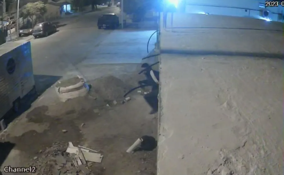 Inseguridad sin límites: ladrones robaron en una casa y quedaron filmados