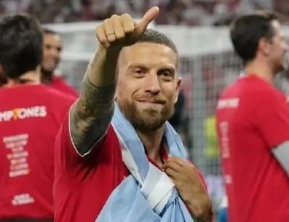 El "Papu" Gómez realizó una llamativa publicación tras la consagración del Sevilla en la Europa League