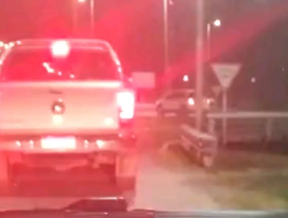 Peligro al volante: filmaron a un conductor borracho que casi provocó estragos