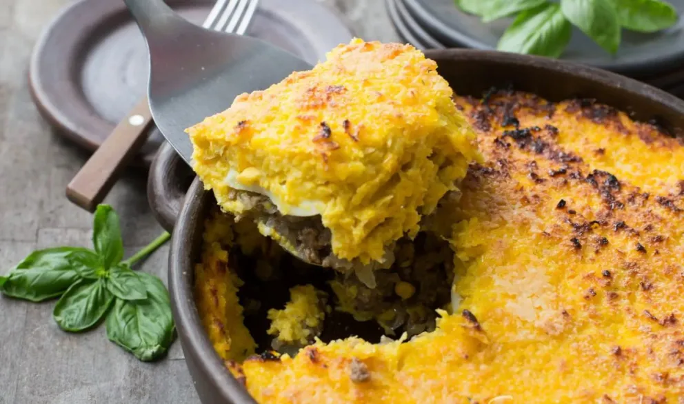 Pastel de choclo y carne picada: ideal para los días fríos