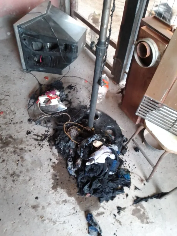 Un descuido casi provocó un incendio en una vivienda del barrio Lavalle 