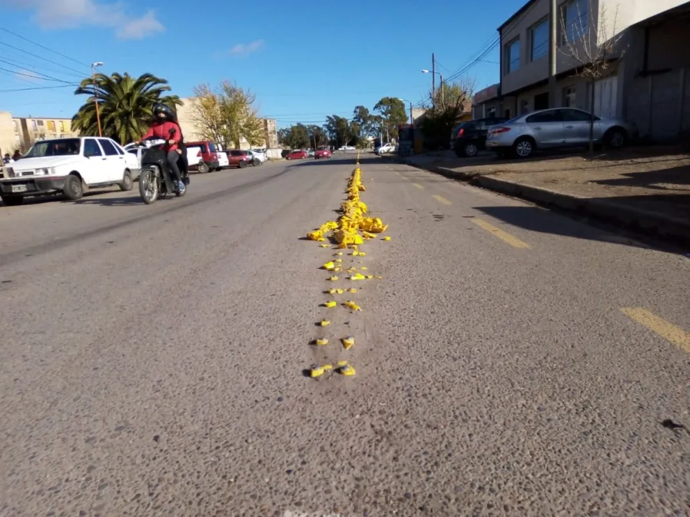 Viajó con carga desde la cuna del Fernet y de los chistes con tonada, y destrozó la bicisenda