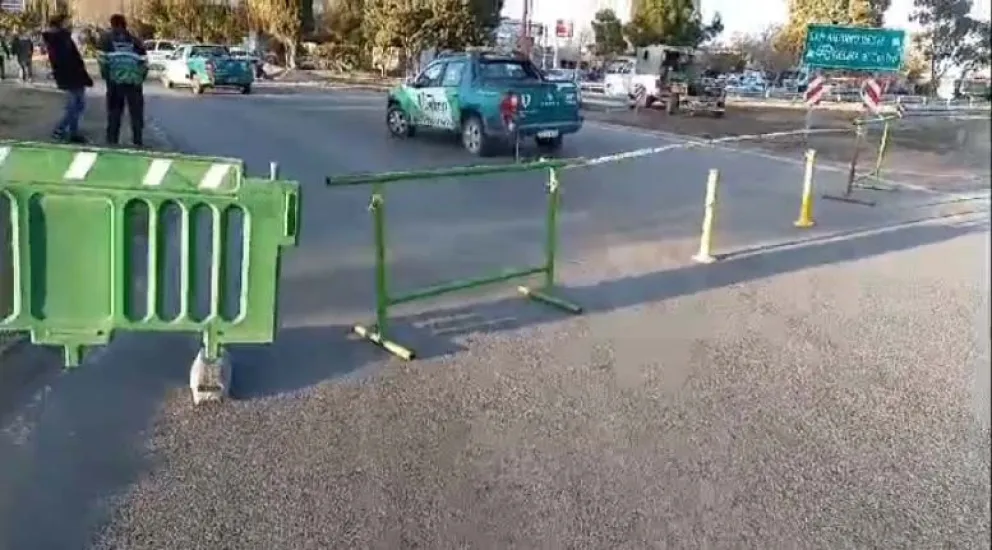 Atención conductores: la rotonda del CURZA permanecerá cerrada por refacciones