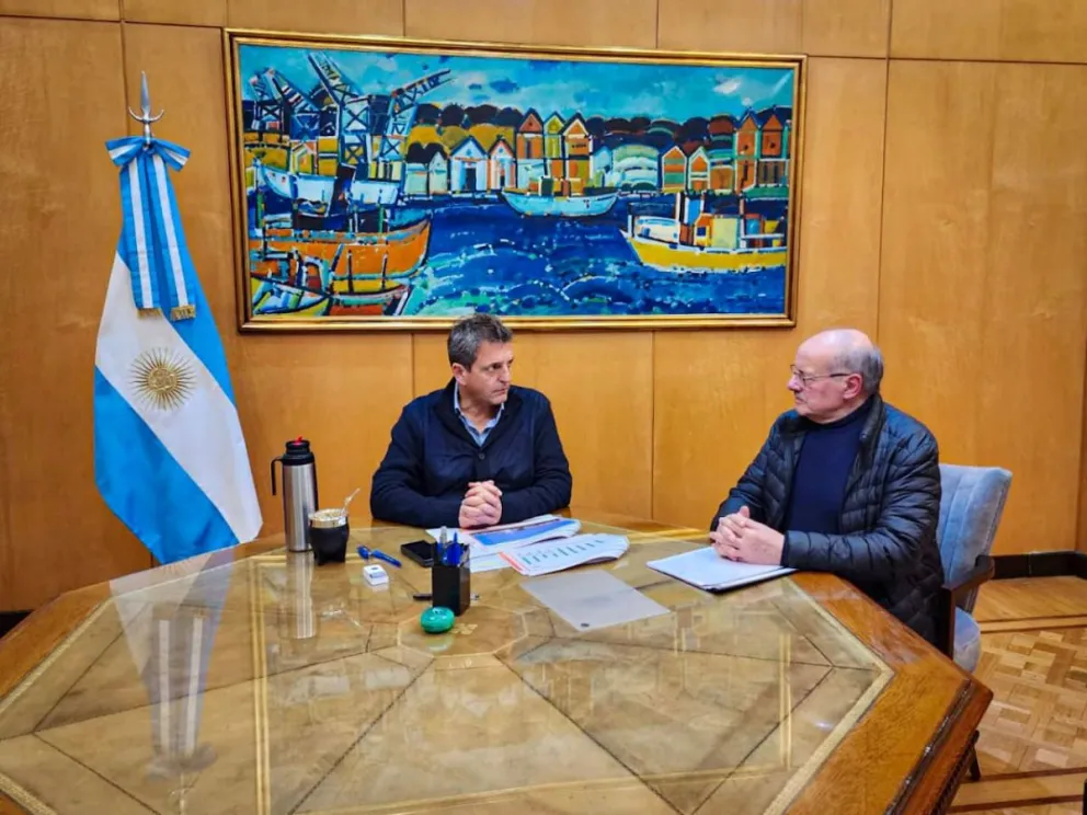 Di Giacomo se reunió con Massa y Royón por las represas: “Río Negro se suma a la mesa de diálogo”