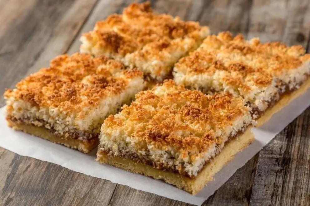 Cómo hacer una tarta de dulce de leche y coco en 5 simples pasos