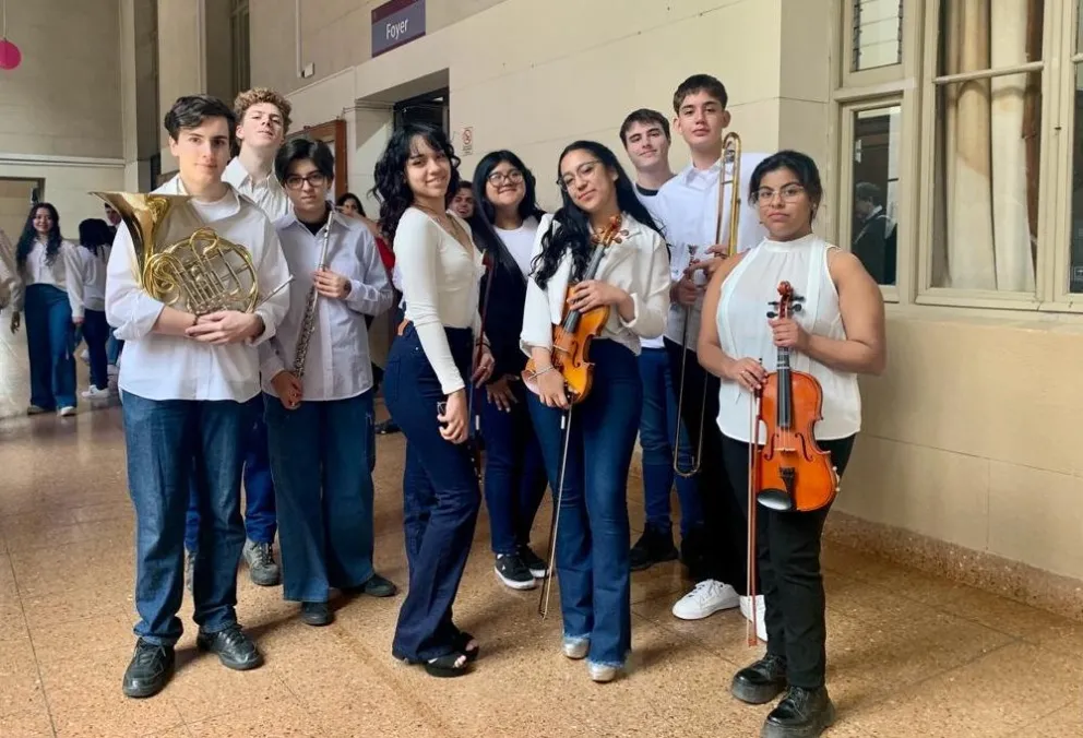 Prodigios de Río Negro participaron de la Orquesta y Coro Juvenil del Mercosur