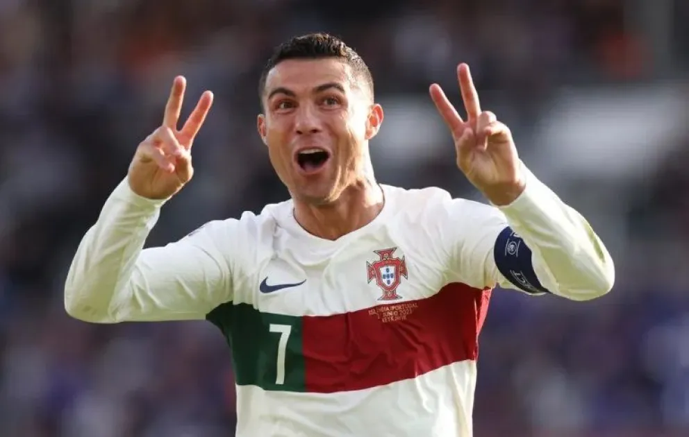 El gol con el que Cristiano Ronaldo marcó y celebró un nuevo récord con Portugal 