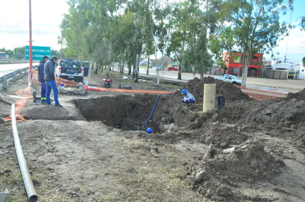 Viedma con servicio de agua afectado por reparaciones